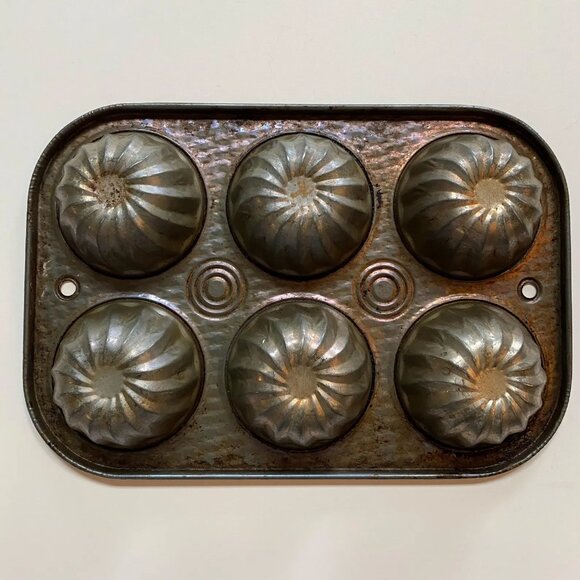 Vintage GSW Baking Tray Mold Tin for Cakes Cookies Kitchen Cookware Collectible - Picture 7 of 7